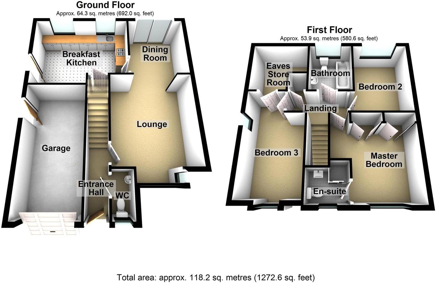 Tymecrosse Gardens, Market Harborough floorplan