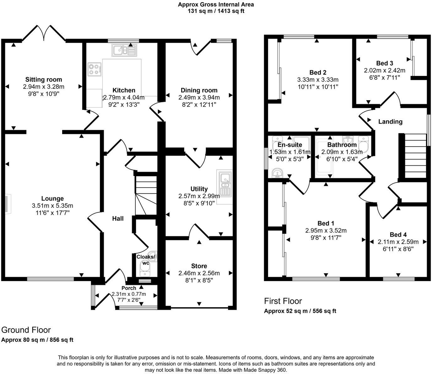 Wittenbury Road, Heaton Norris SK4 3LY floorplan