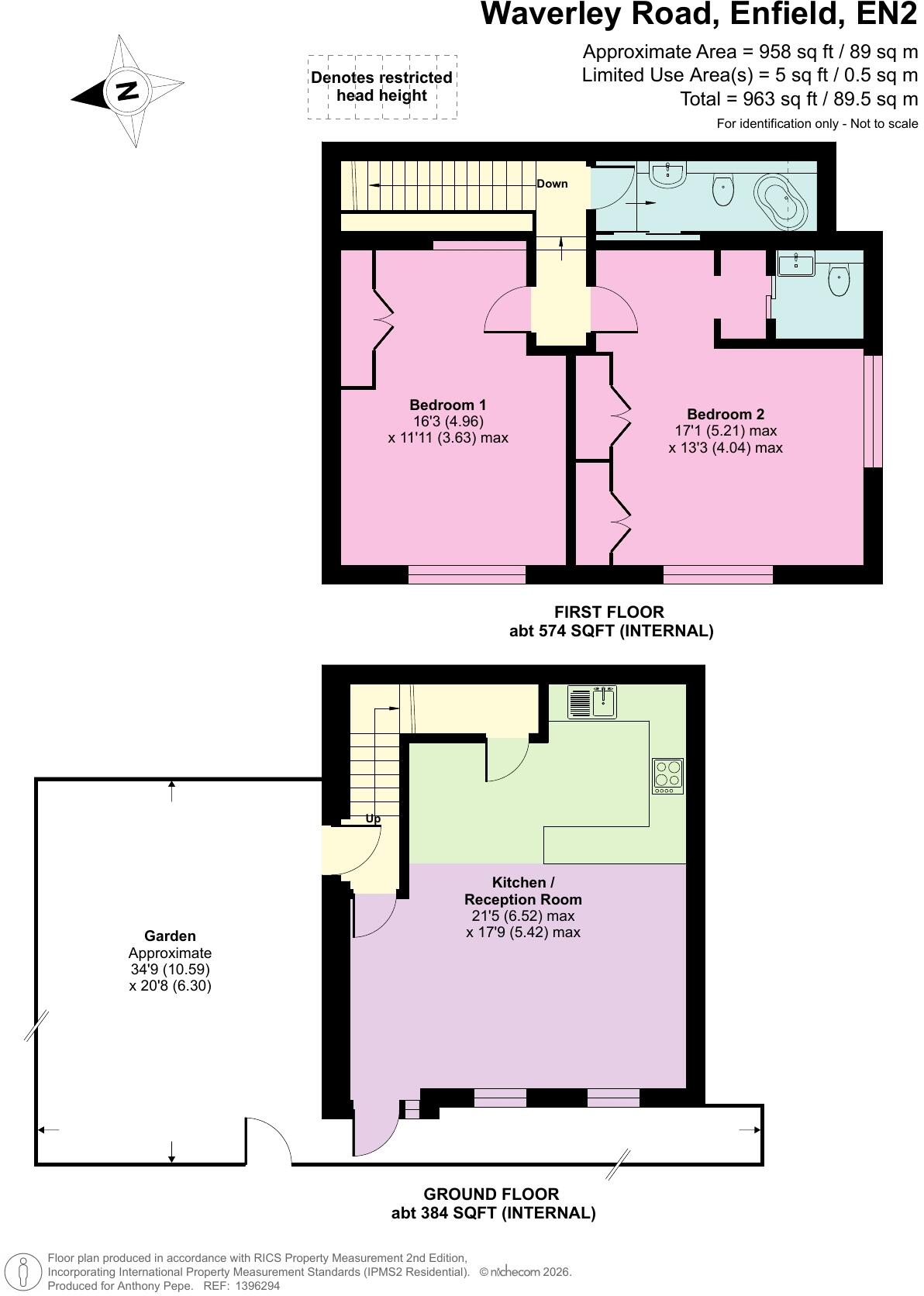 The Old School House, 3 Waverley Road, Enfield, EN2 floorplan