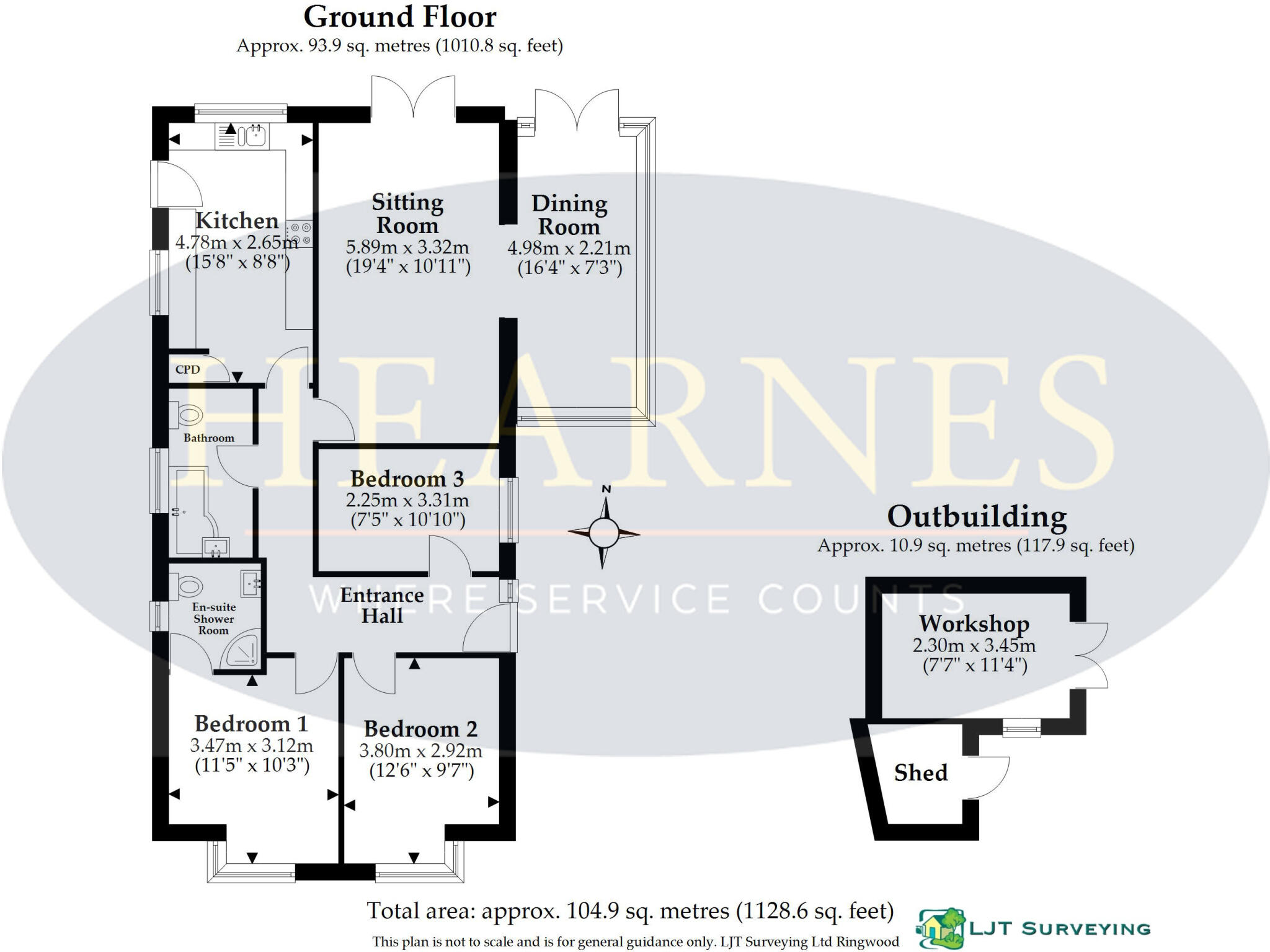 Merley Ways, Wimborne, BH21 1QN floorplan