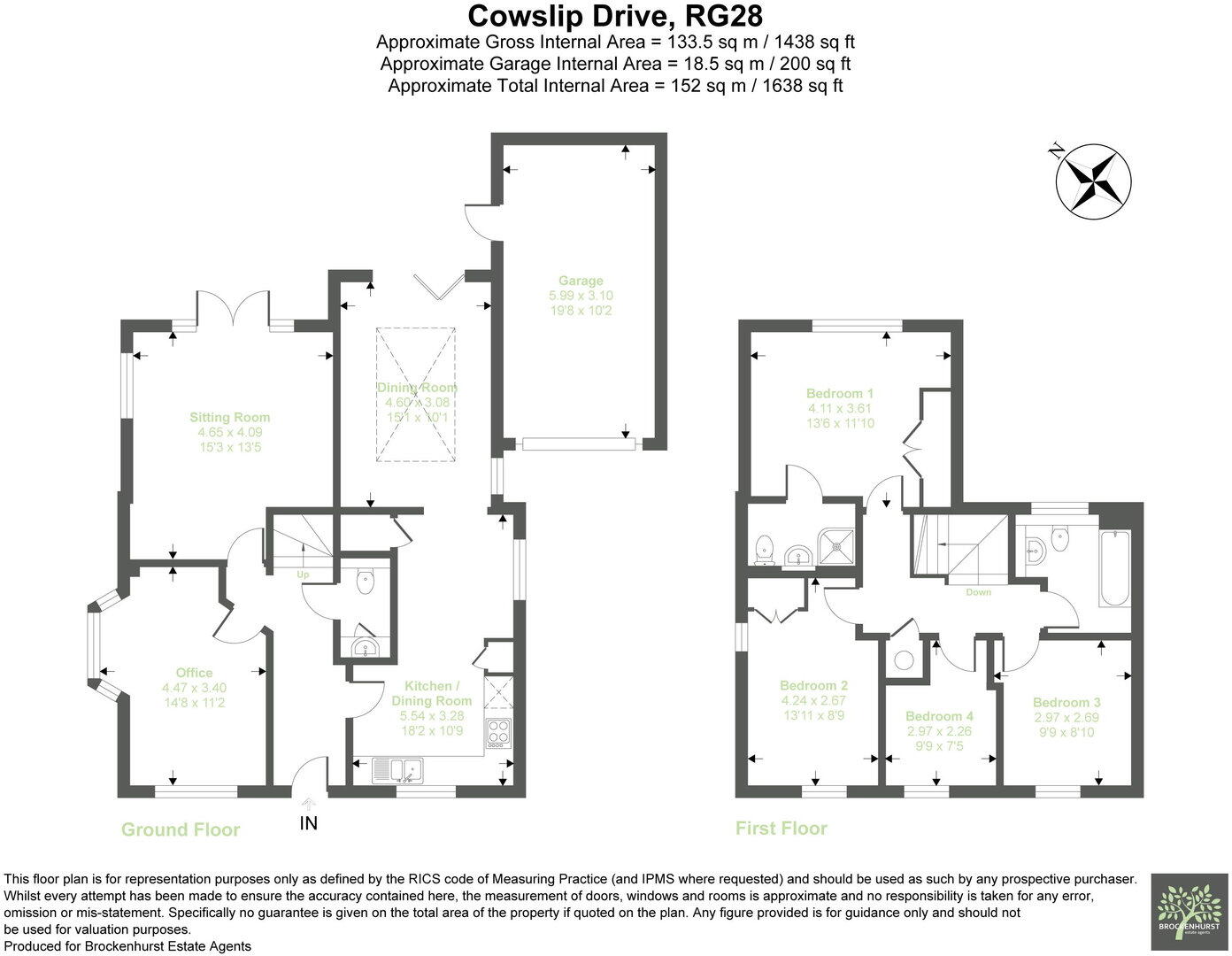 Cowslip Drive, Whitchurch, RG28 7FP floorplan