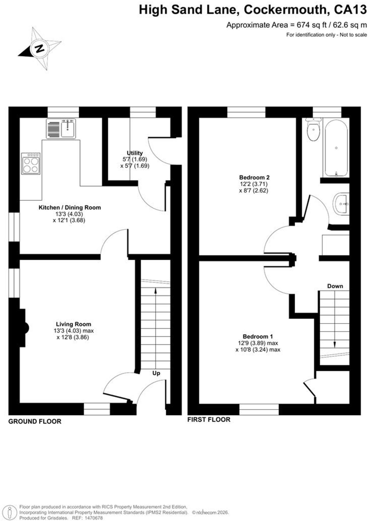 High Sand Lane, Cockermouth, CA13 floorplan