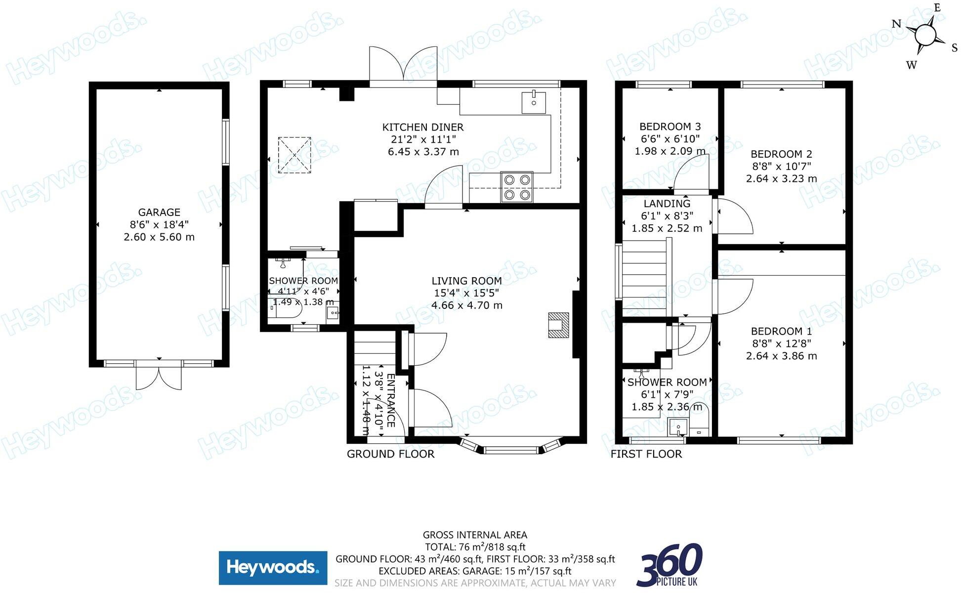Thornham Close, Westbury Park, Newcastle under Lyme floorplan