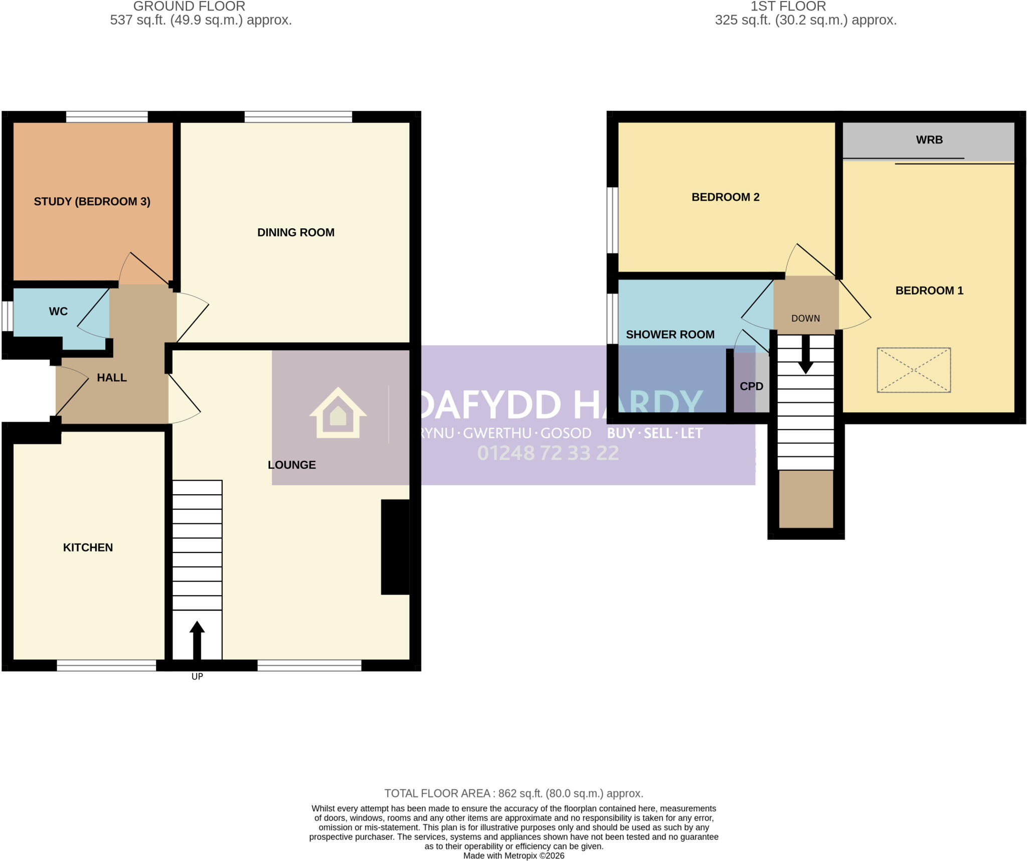 Maes Dolfor, Llanfairfechan, Conwy, LL33 floorplan