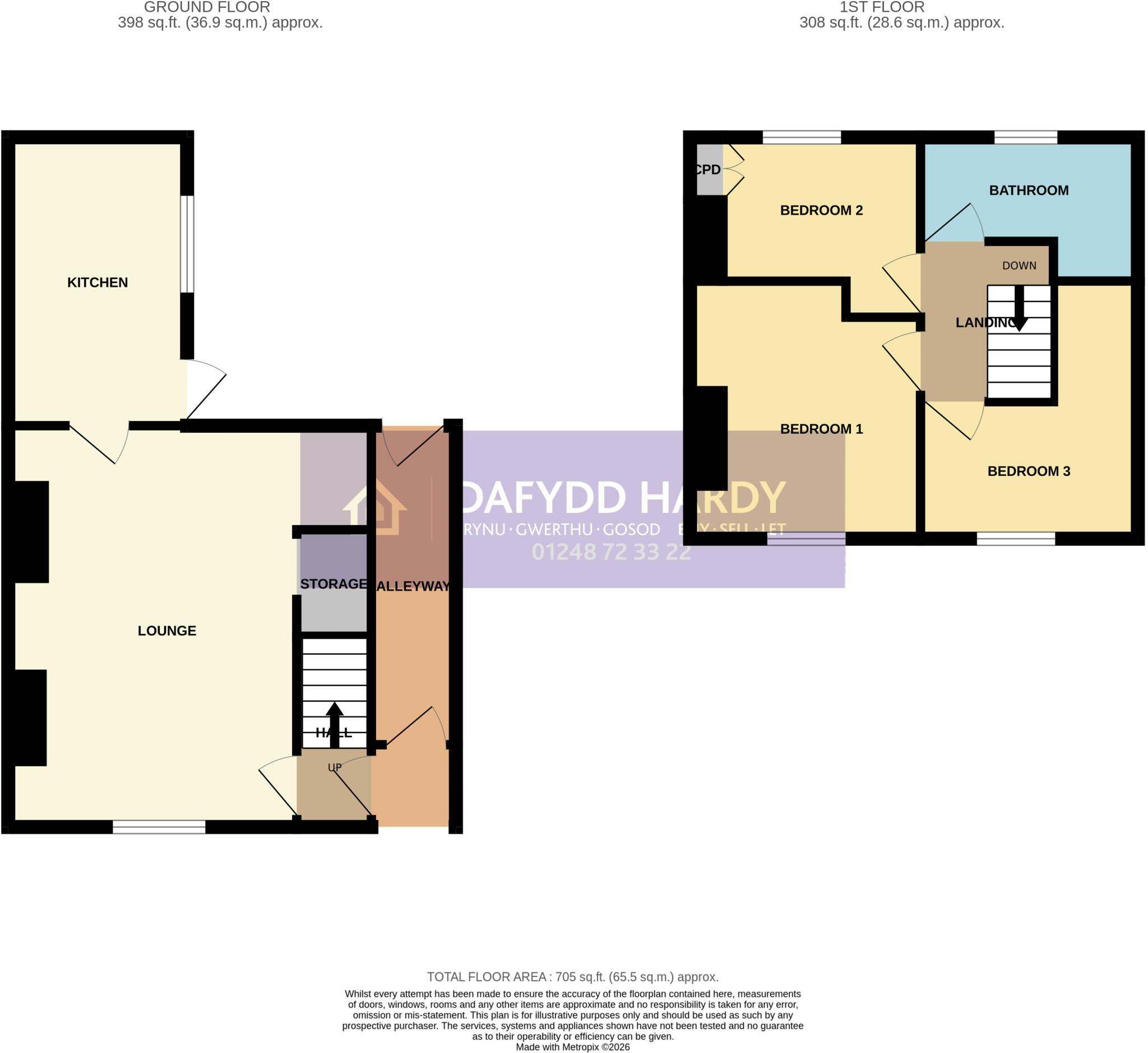 Brynmor Terrace, Pen Y Bryn Road, Llanfairfechan, Conwy, LL33 floorplan