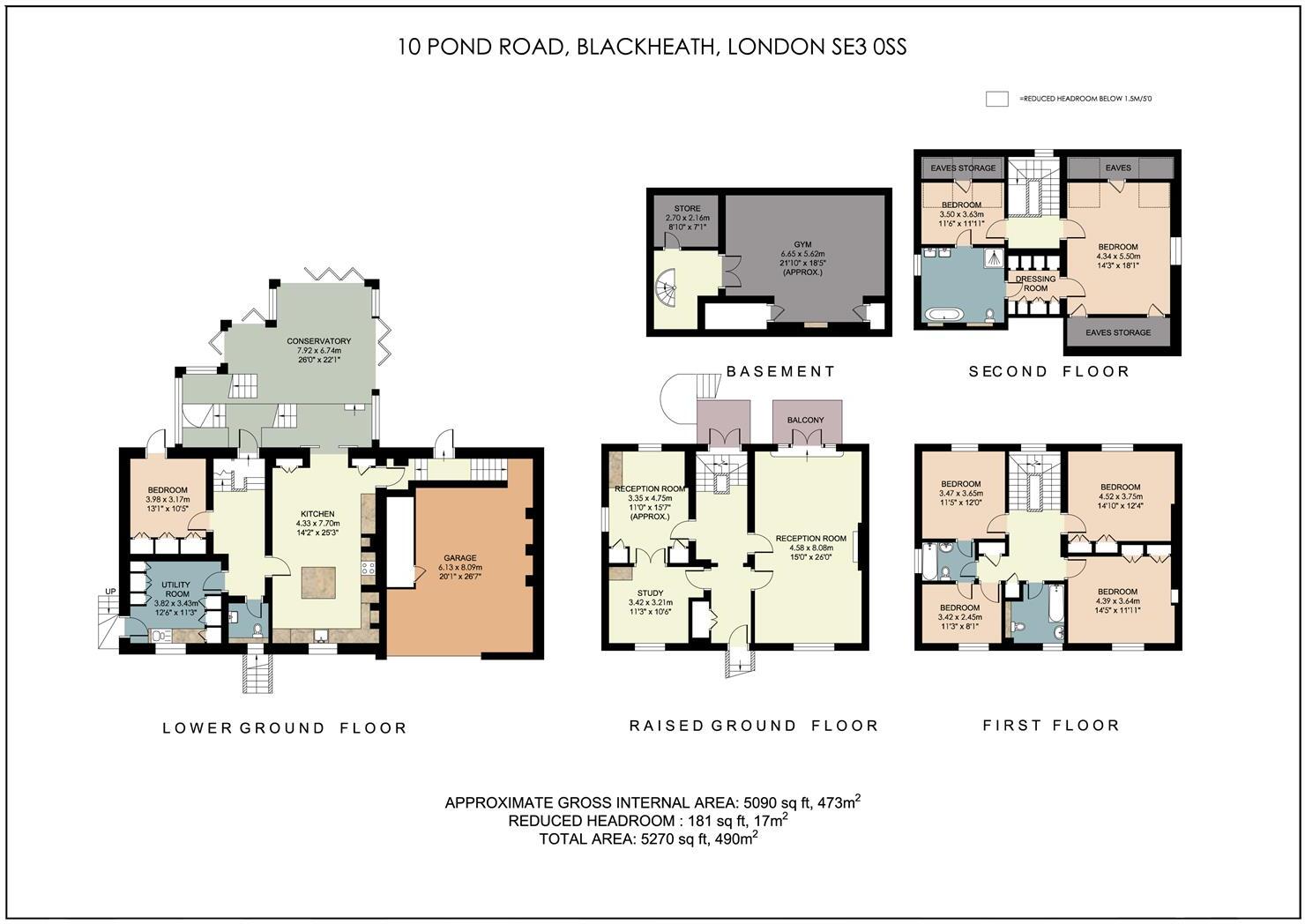 Pond Road, London floorplan