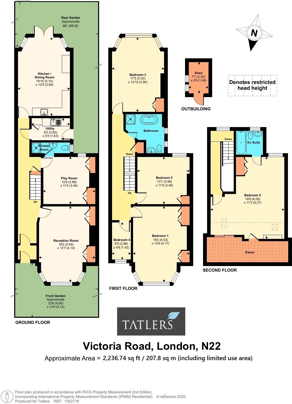 Victoria Road, London, N22 floorplan