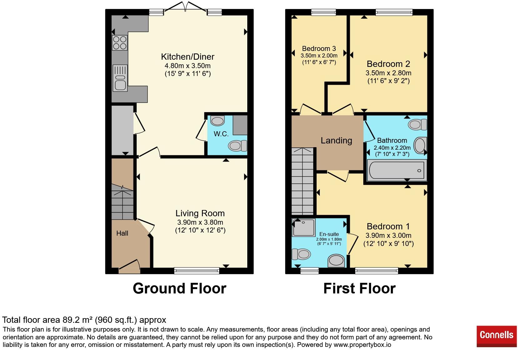 Flint Close, Southam floorplan