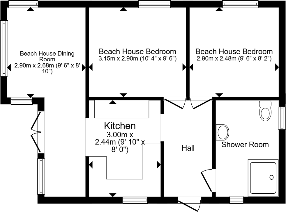 Beach Road, Benllech, Isle of Anglesey, LL74 floorplan