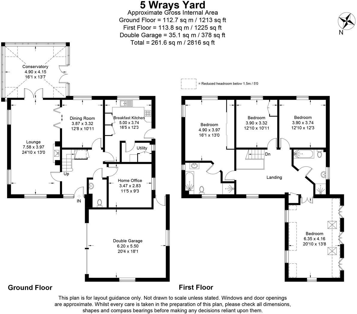5 Wrays Yard, The Green, Nocton floorplan