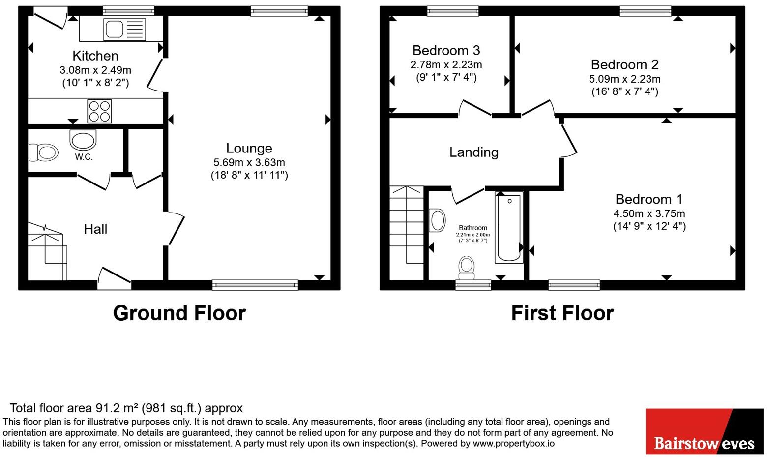 Portsea Road, Tilbury, Essex, RM18 floorplan