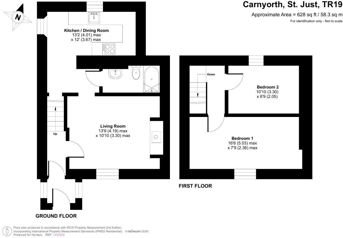 Carnyorth, St. Just, Penzance floorplan
