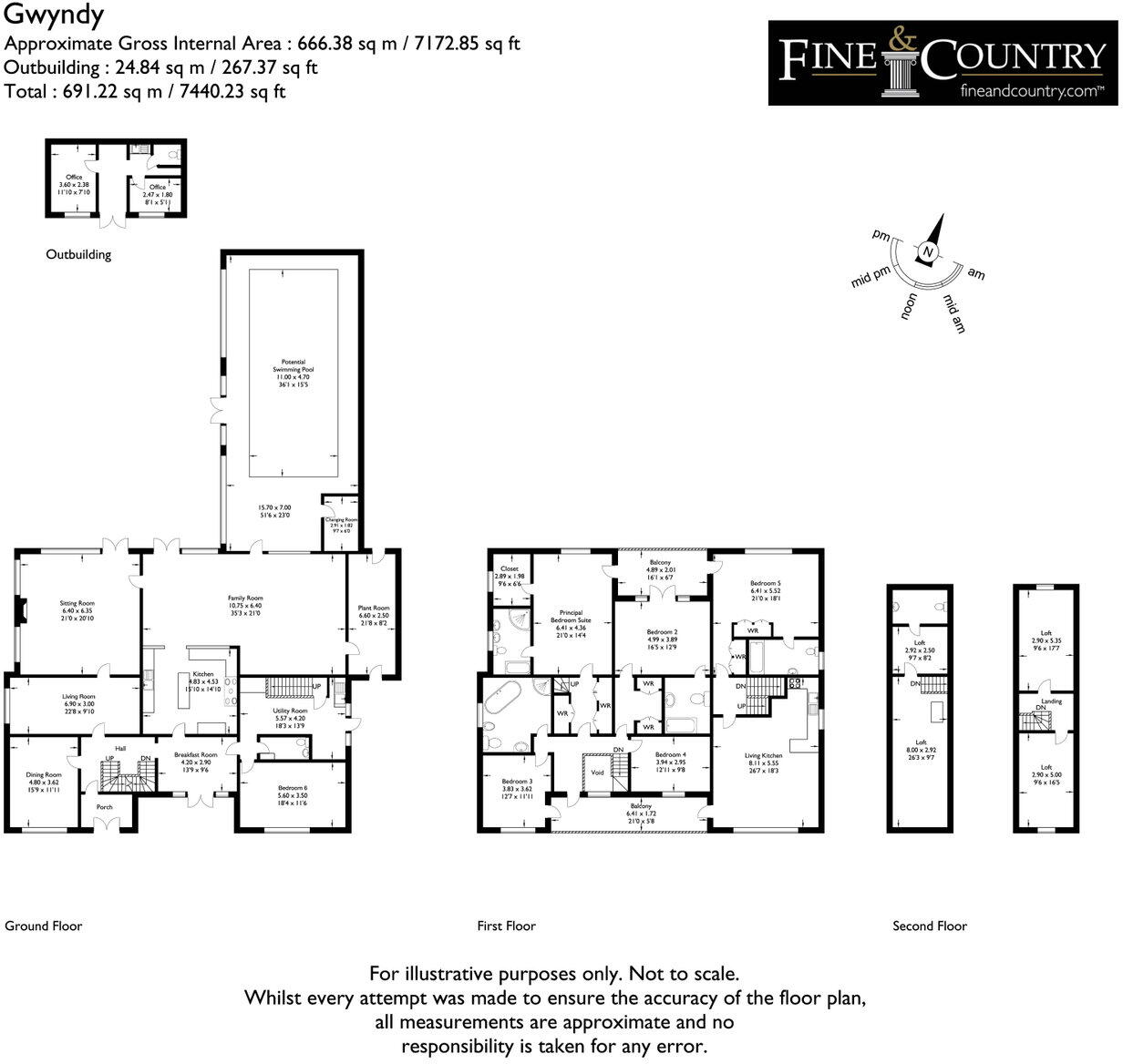 Gwyndy, Smithy Lane, Stalmine, Poulton-Le-Fylde, FY6 0LE floorplan