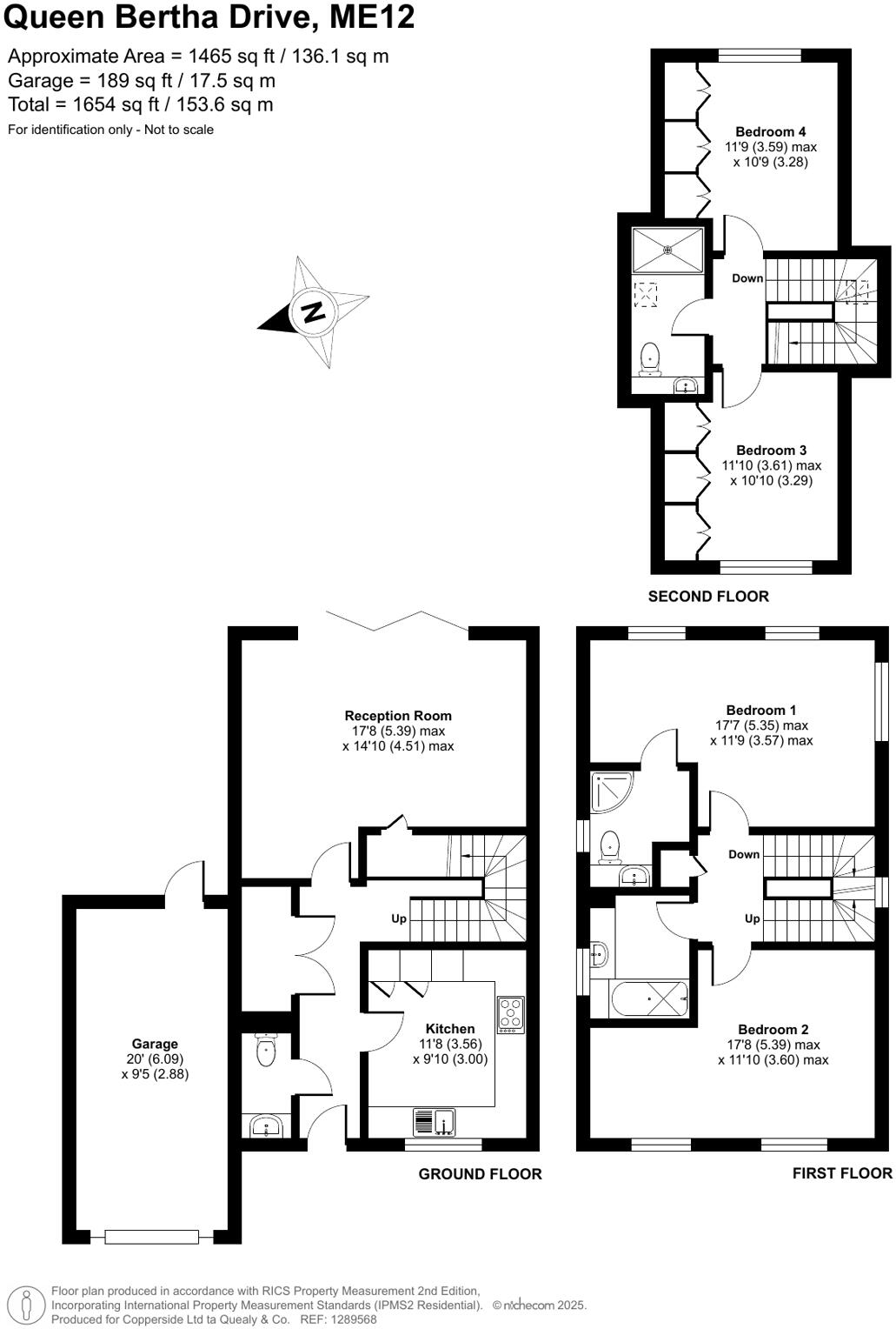 Queen Bertha Drive, Minster on Sea, Sheerness, Kent, ME12 floorplan