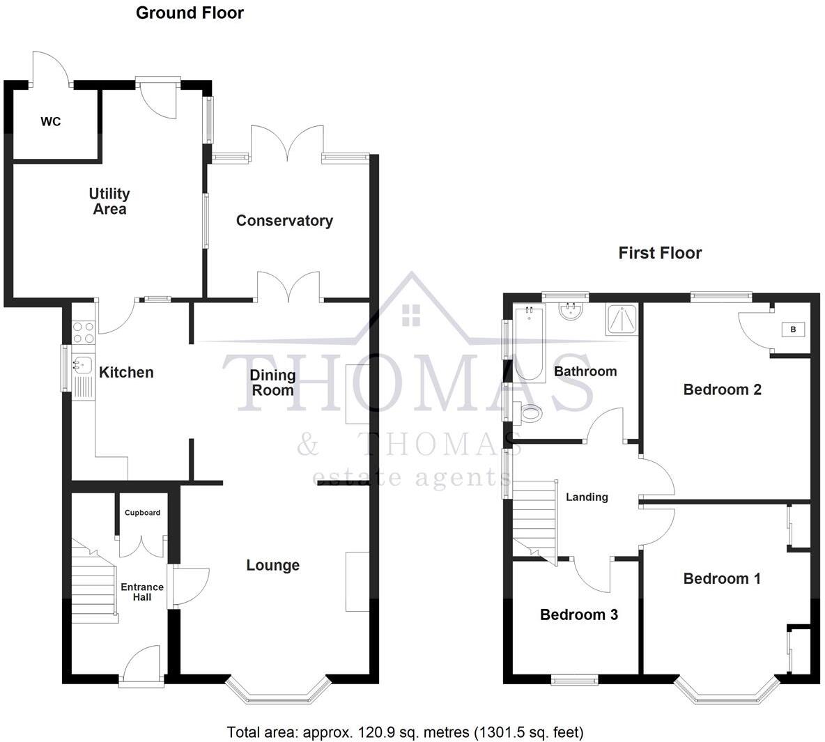 Heol Myrddin, Ffairfach, Llandeilo floorplan