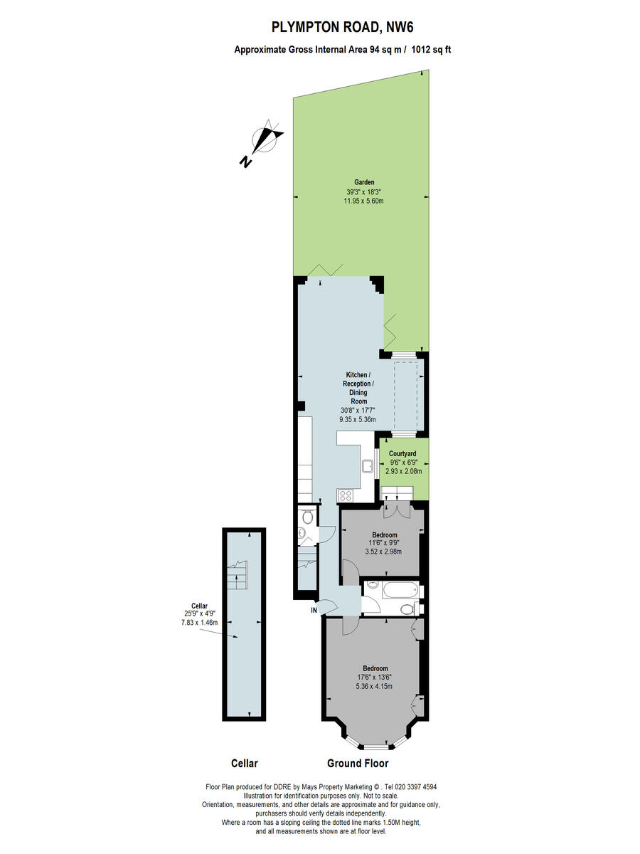 Plympton Road, London, NW6 floorplan