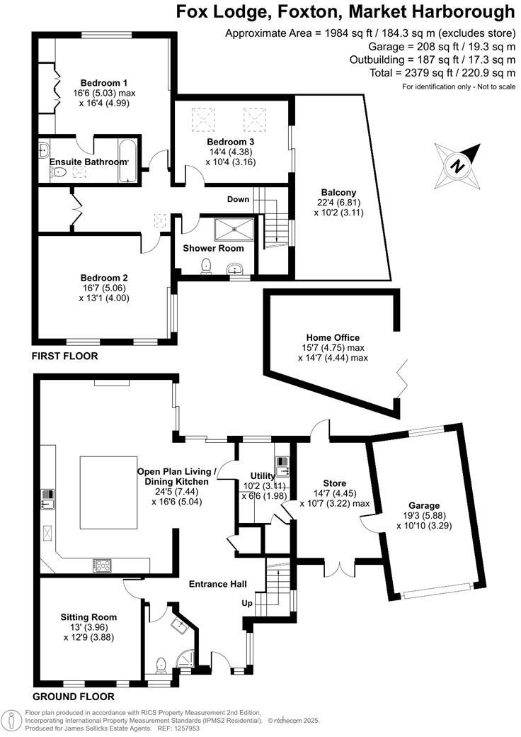 Fox Lodge, Foxton, Market Harborough floorplan