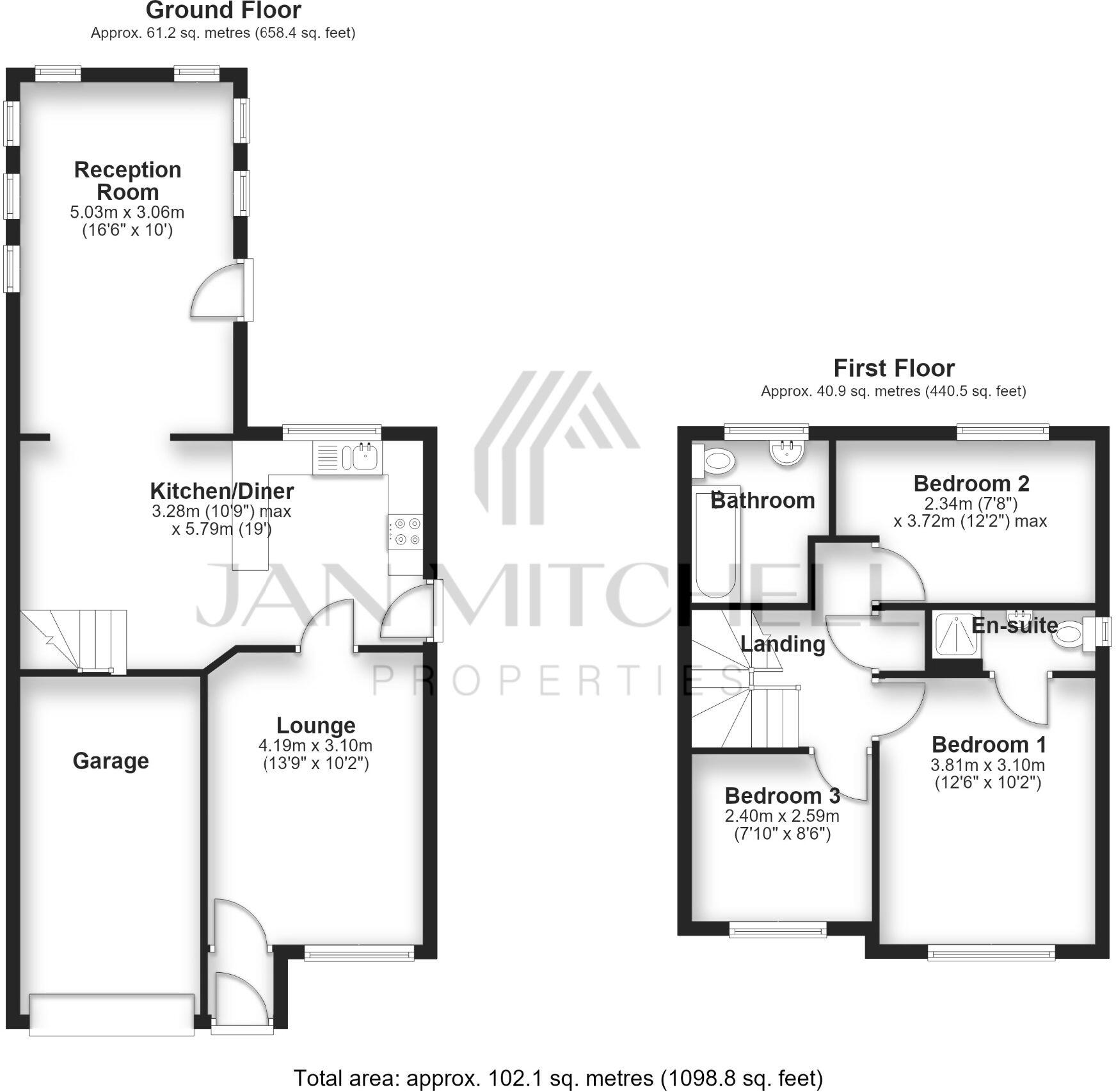 Hallgarth, Consett floorplan