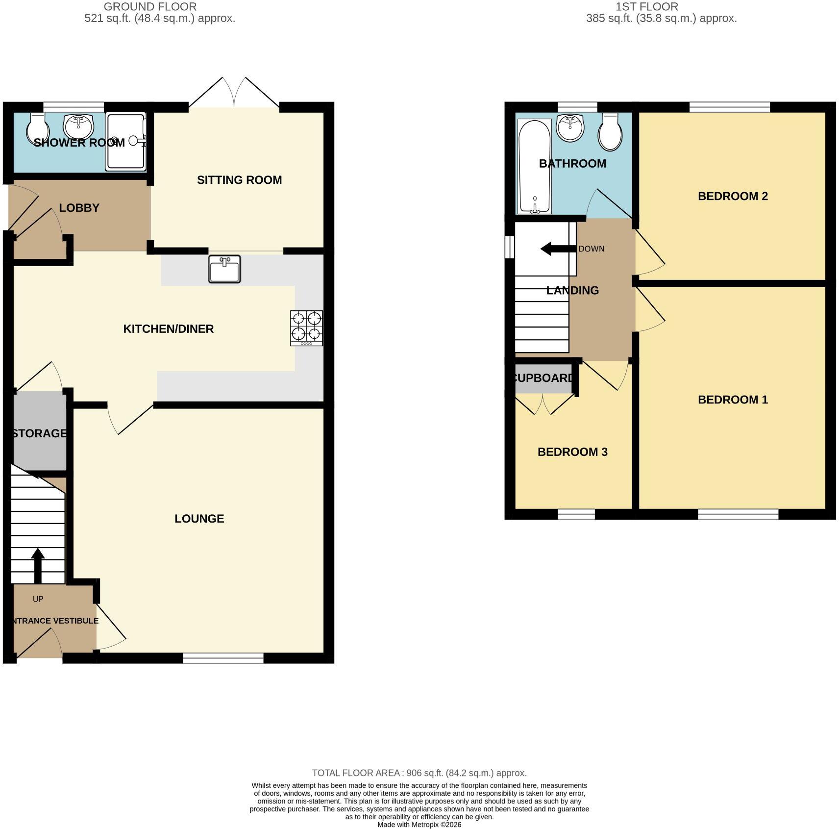 Mayfield Avenue, Bailiff Bridge, HD6 4DU floorplan