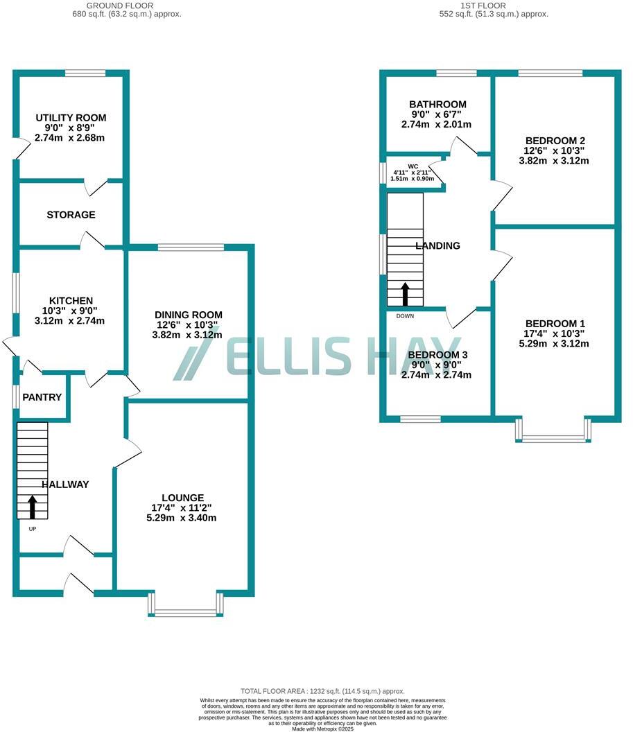 Red Scar Lane, Scarborough floorplan