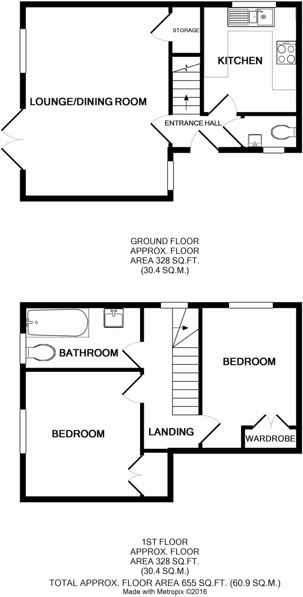 Browning Road, Ledbury, HR8 floorplan