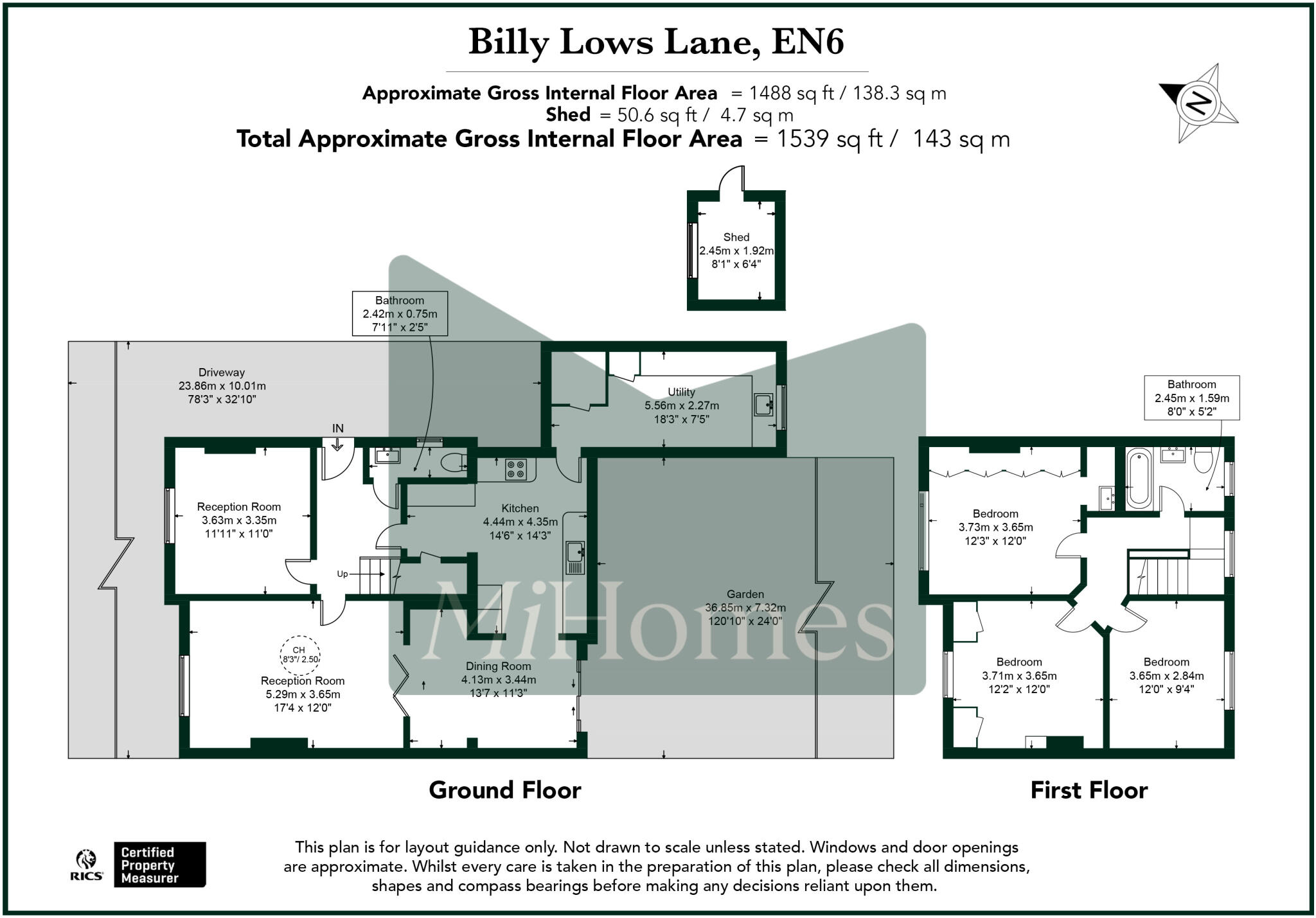 Billy Lows Lane, Potters Bar floorplan
