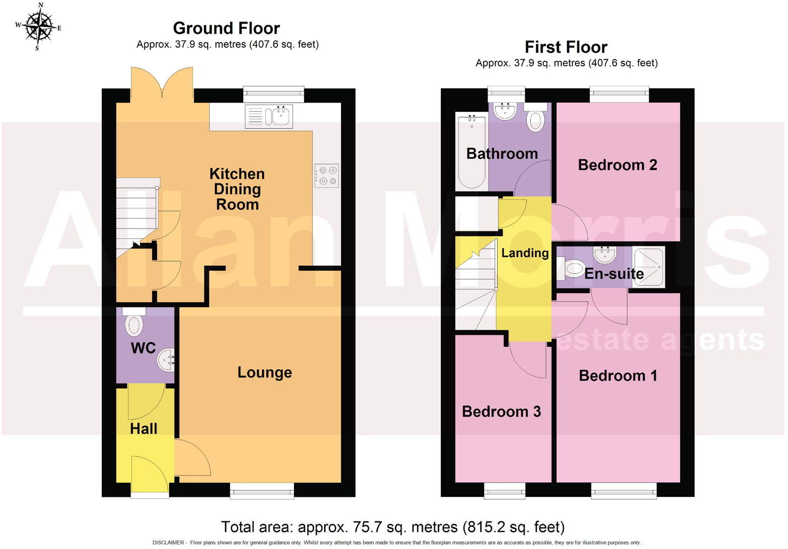 17 Lord Hill Gardens, Ombersley, Droitwich, Worcestershire.  WR9 0FG floorplan