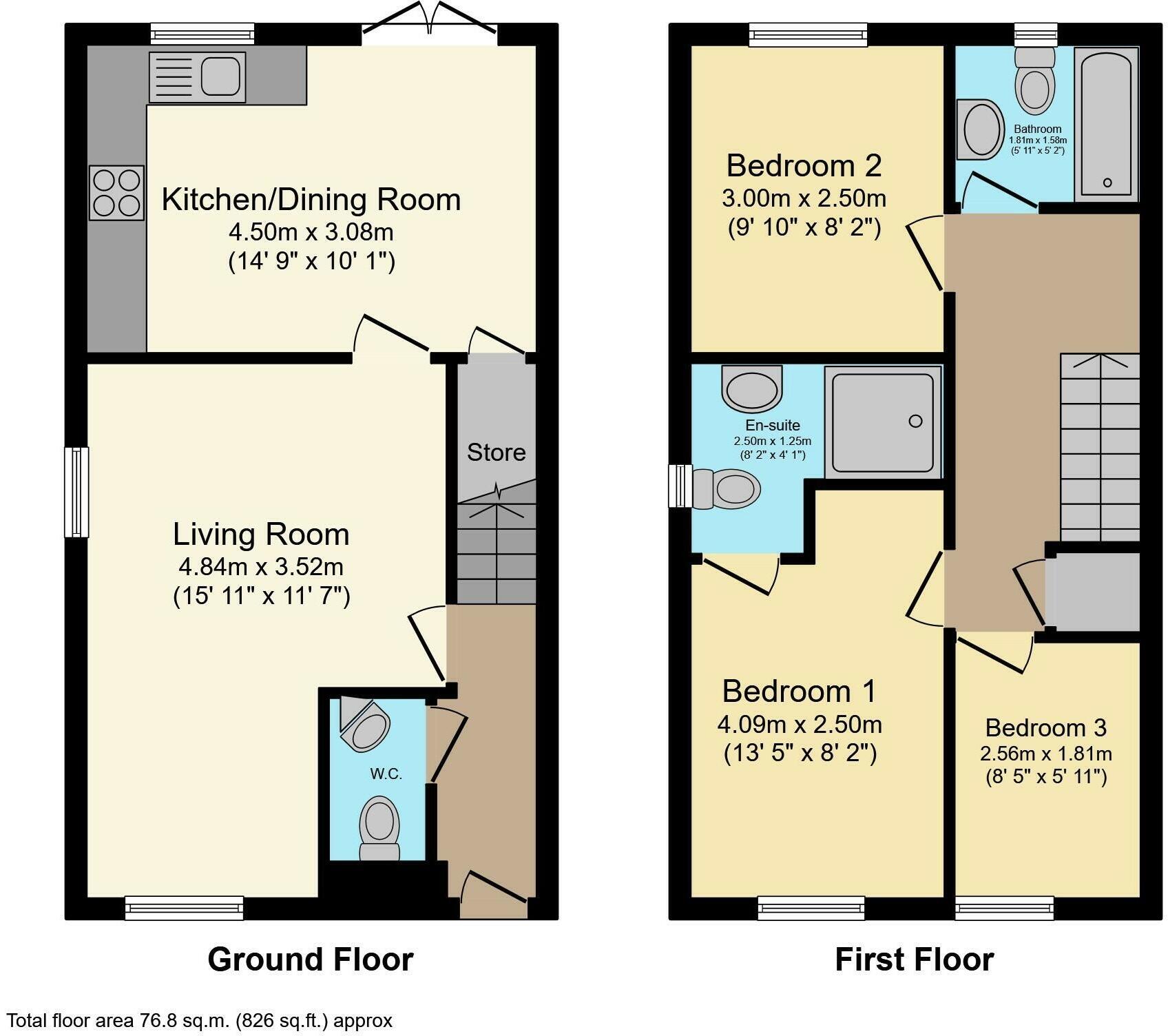 Coleman Street, Pontefract, West Yorkshire, WF8 floorplan