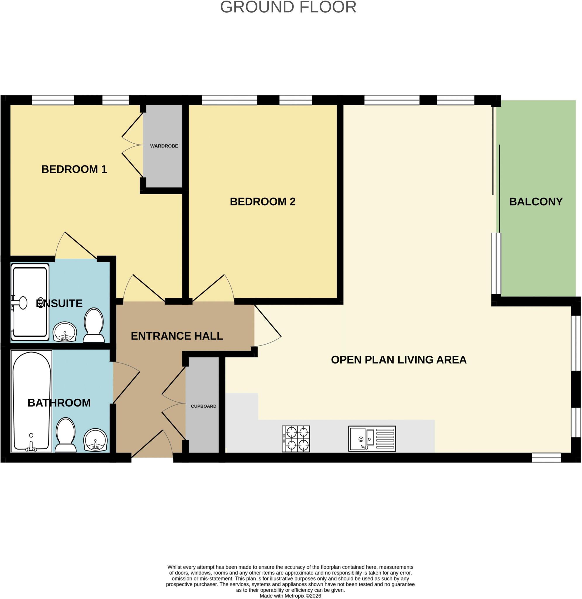 Scarf Drive, Locking Parklands, Weston super Mare - Beautiful First Floor Flat floorplan