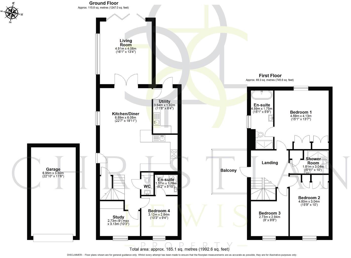 Rushford Grange, Salford Priors floorplan