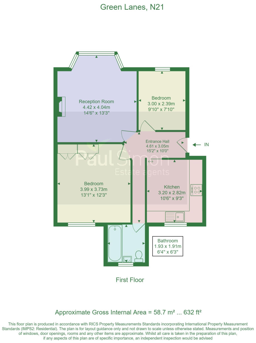 Green Lanes, Winchmore Hill, London, N21 floorplan