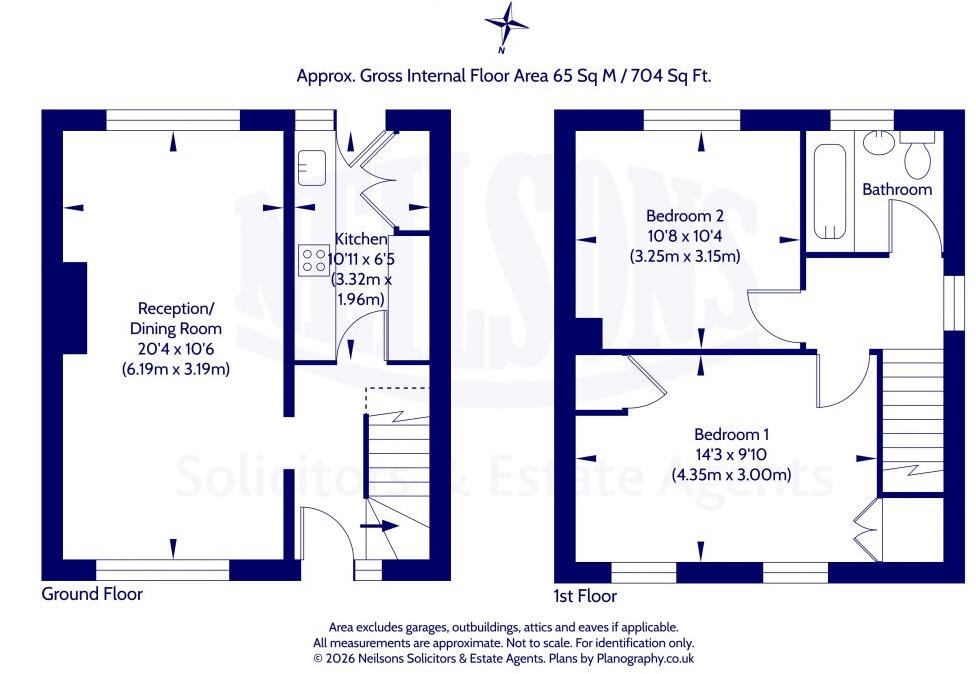 95 Oxgangs Farm Avenue, Edinburgh, EH13 9PU floorplan