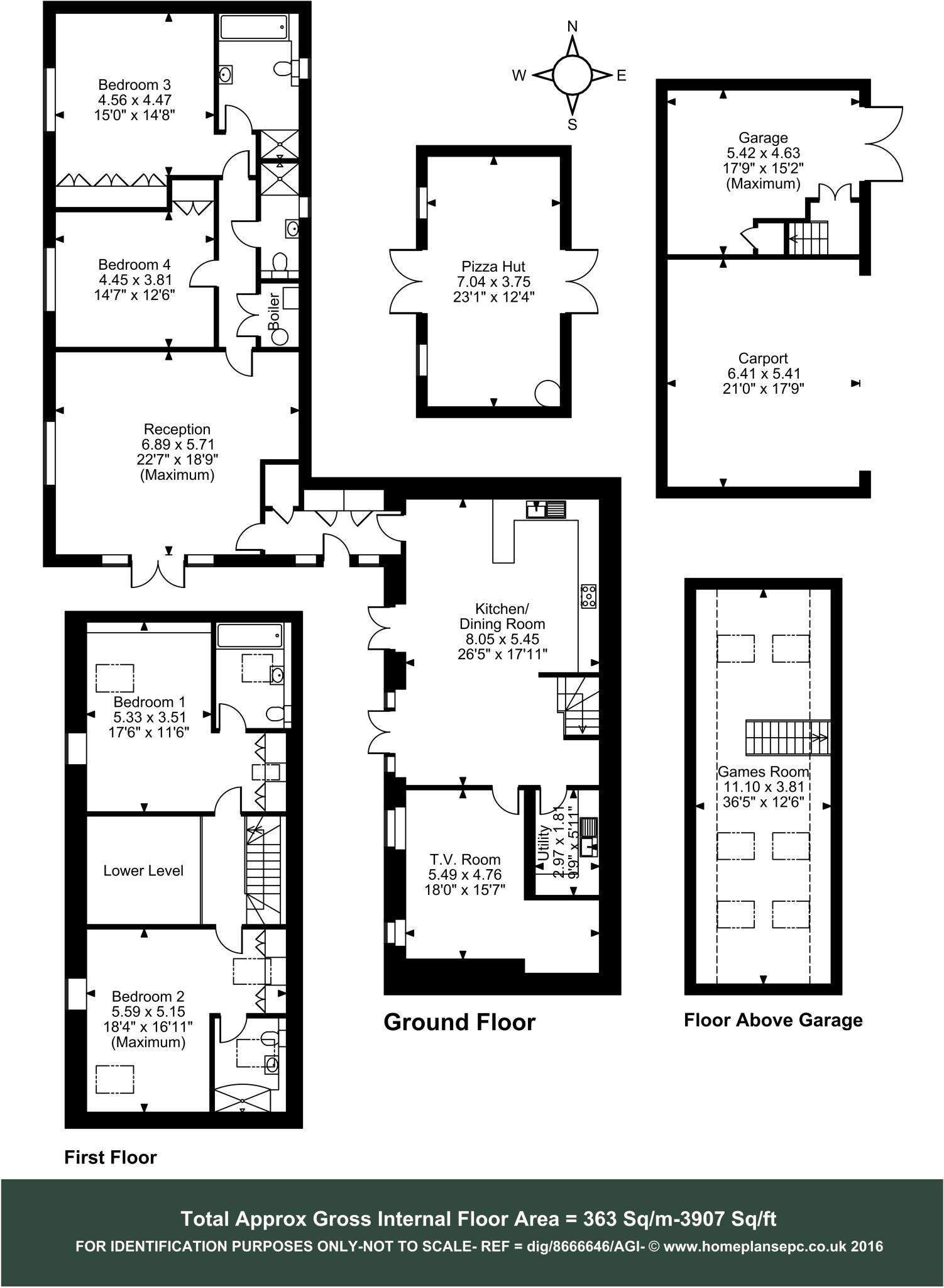 West Street, Oundle, Northamptonshire, PE8 floorplan