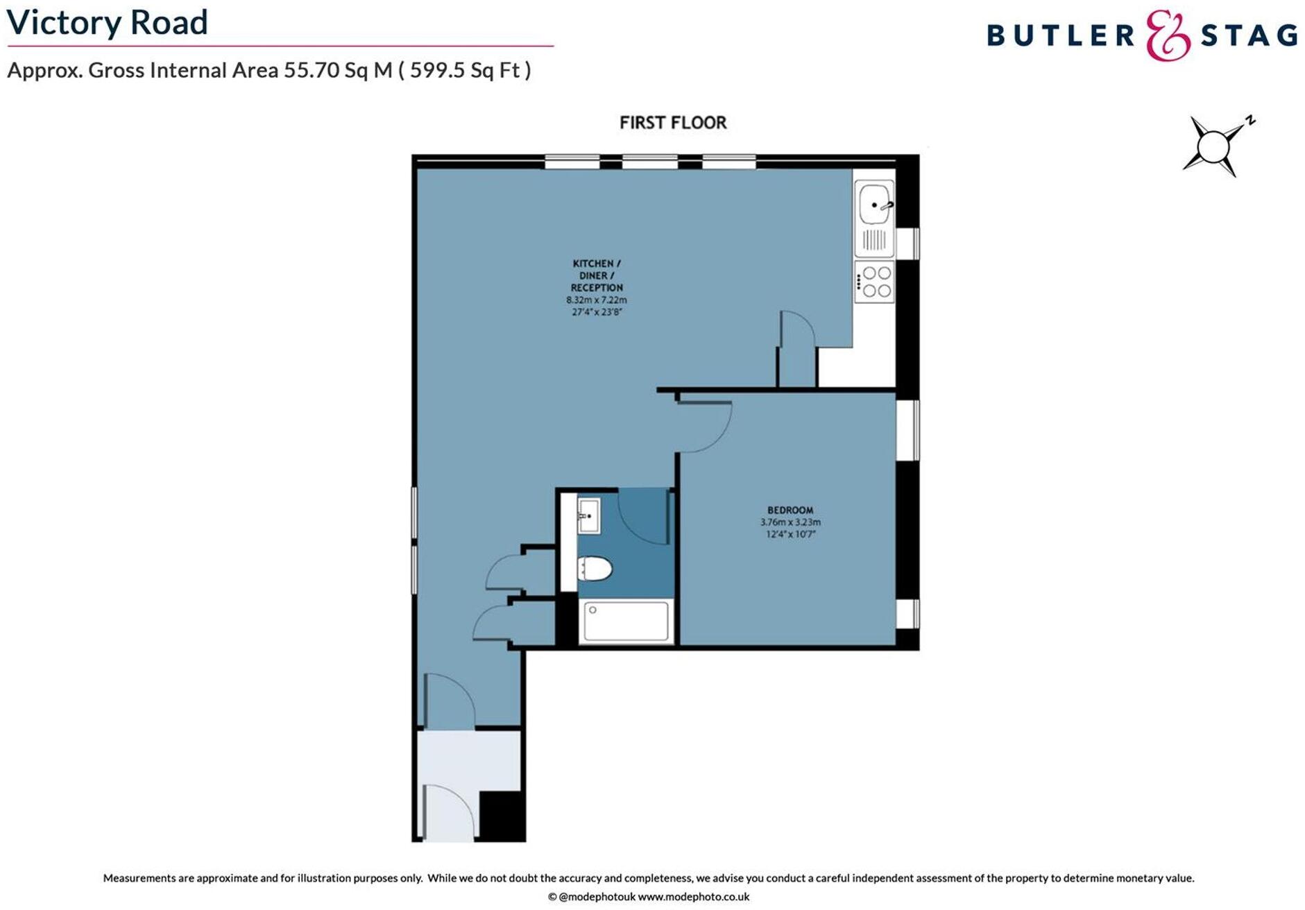 Victory Road, Clock Court Victory Road, E11 floorplan