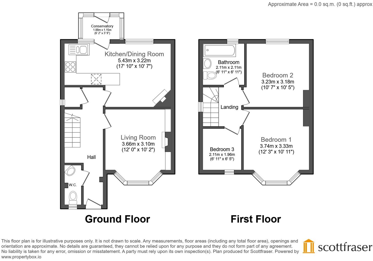Kiln Lane, Headington, OX3 floorplan