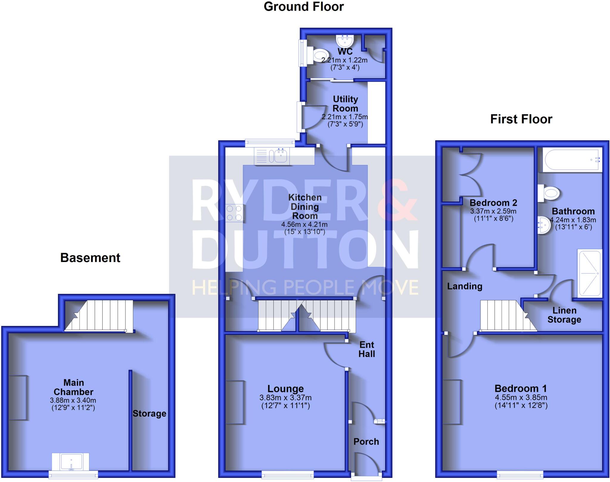 Hud Hey Road, Haslingden, Rossendale, BB4 floorplan