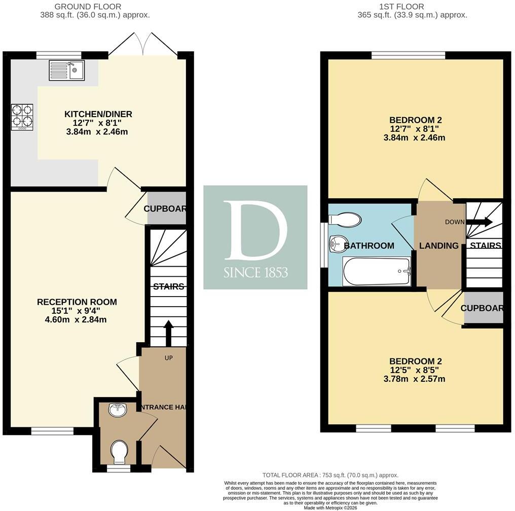 Harrier Way, Diss floorplan