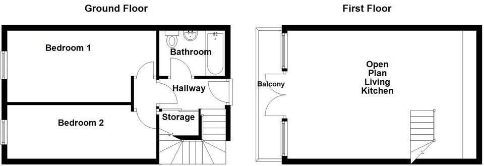 Prospect Terrace, Bury floorplan