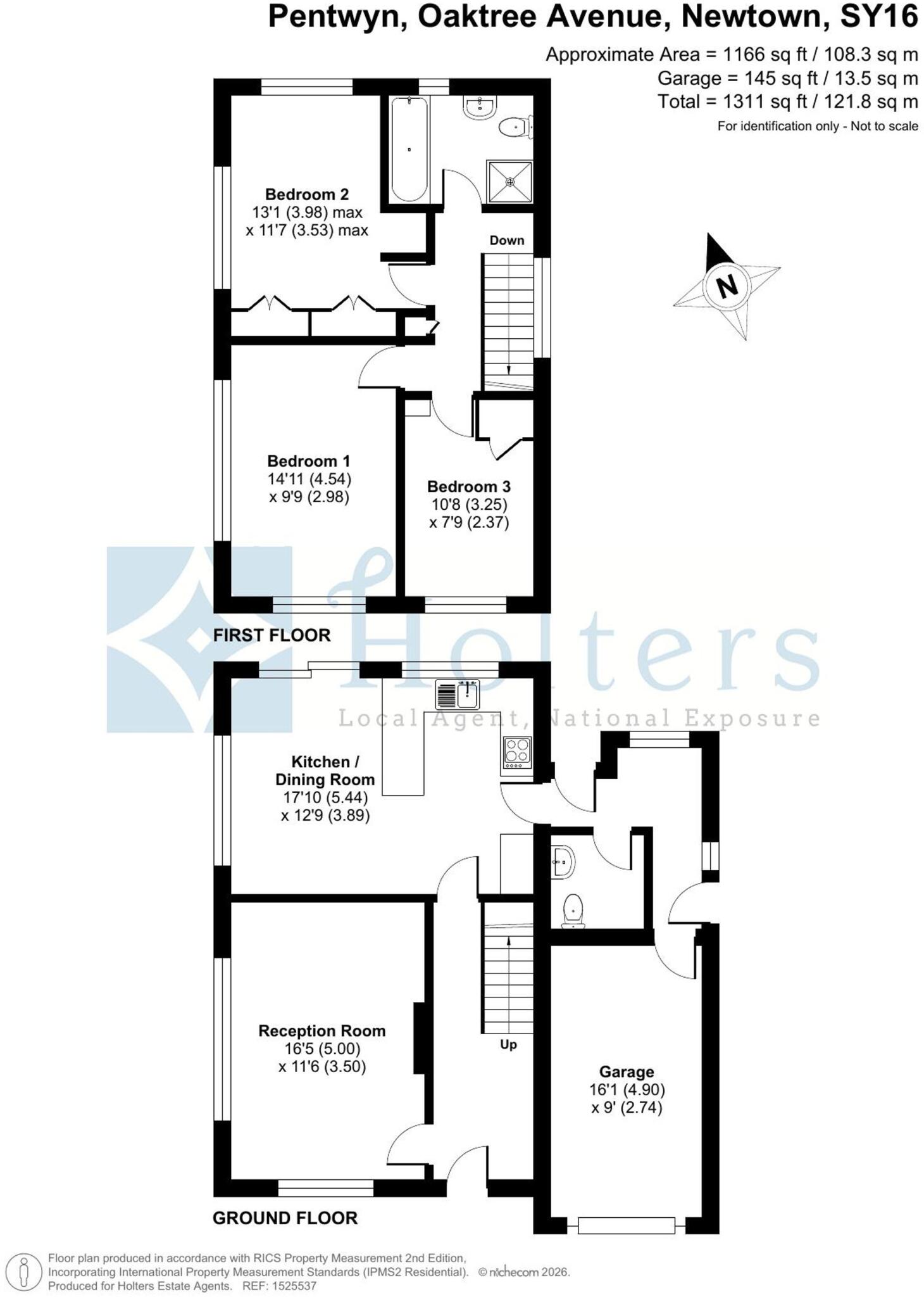 Oaktree Avenue, Newtown, SY16 floorplan