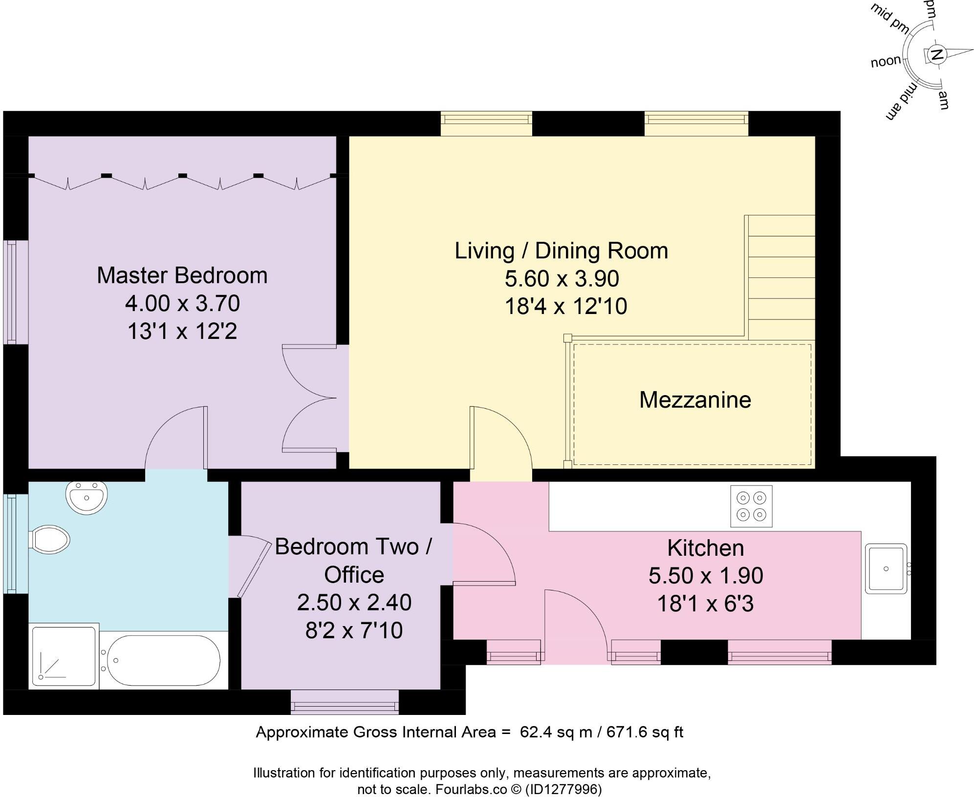 The Courtyard, Woolley, Wakefield floorplan