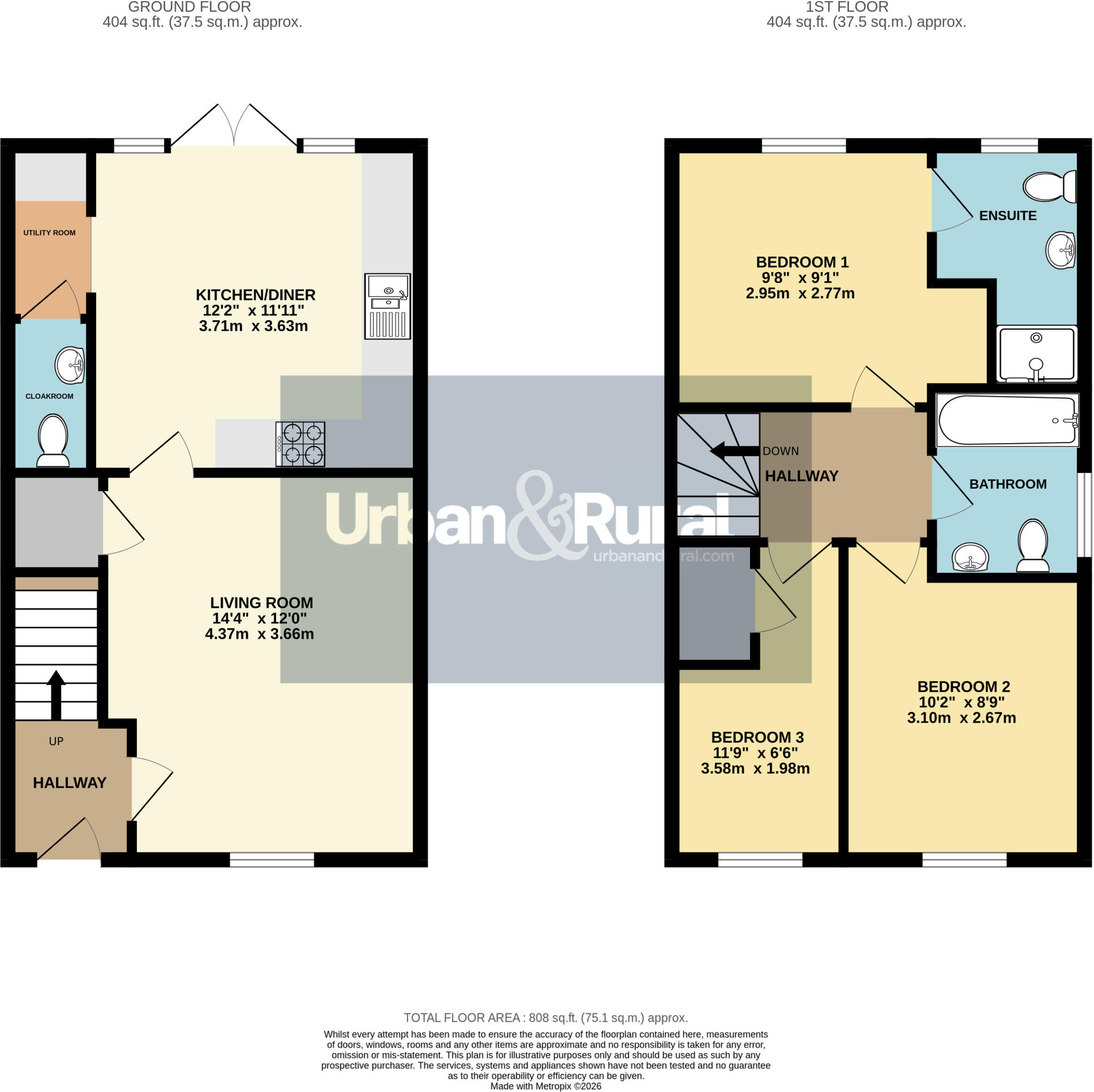 Yarrow Place, Ampthill, Bedfordshire, MK45 floorplan