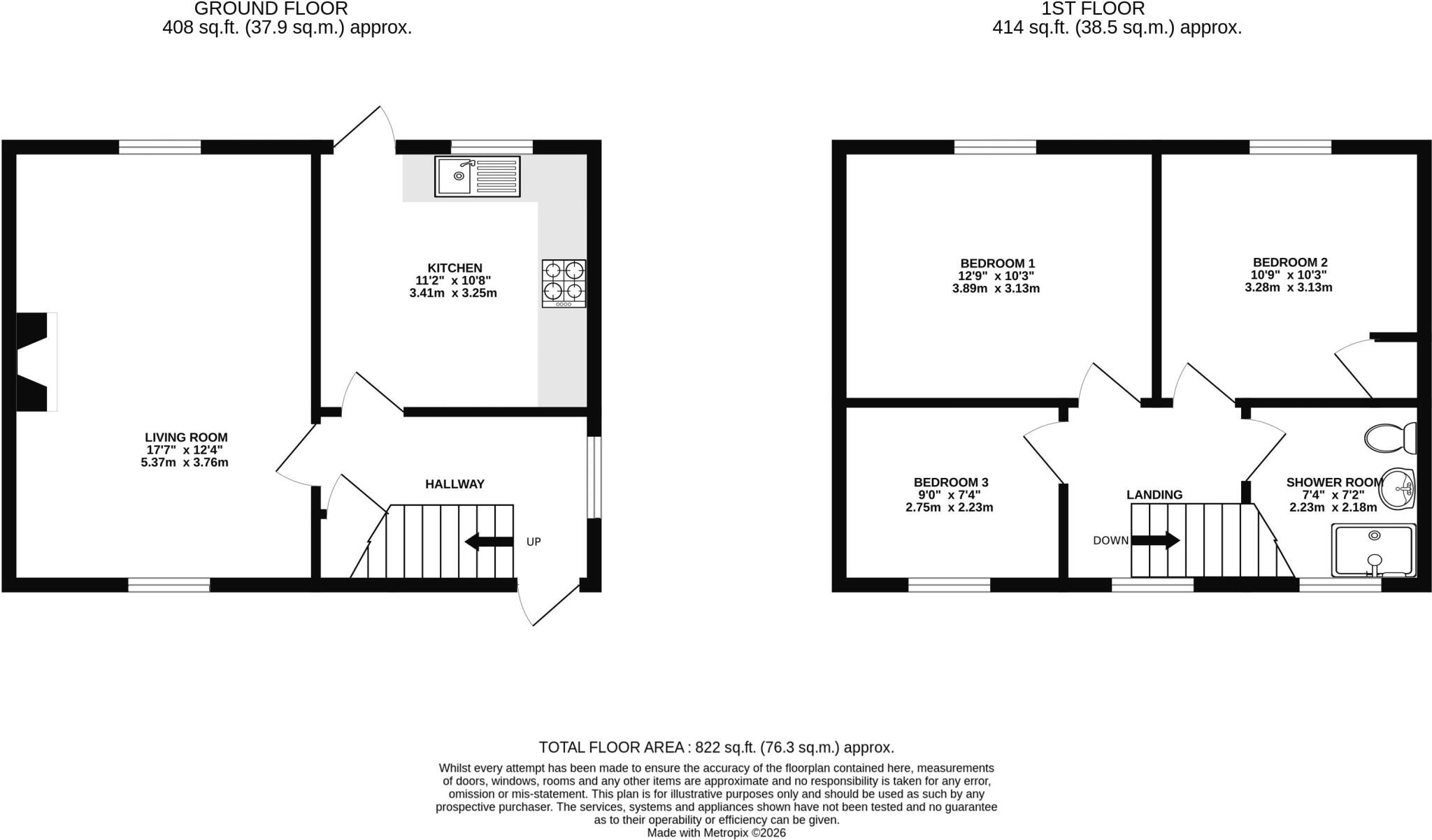 Gidlow Lane, Wigan, WN6 8RG floorplan