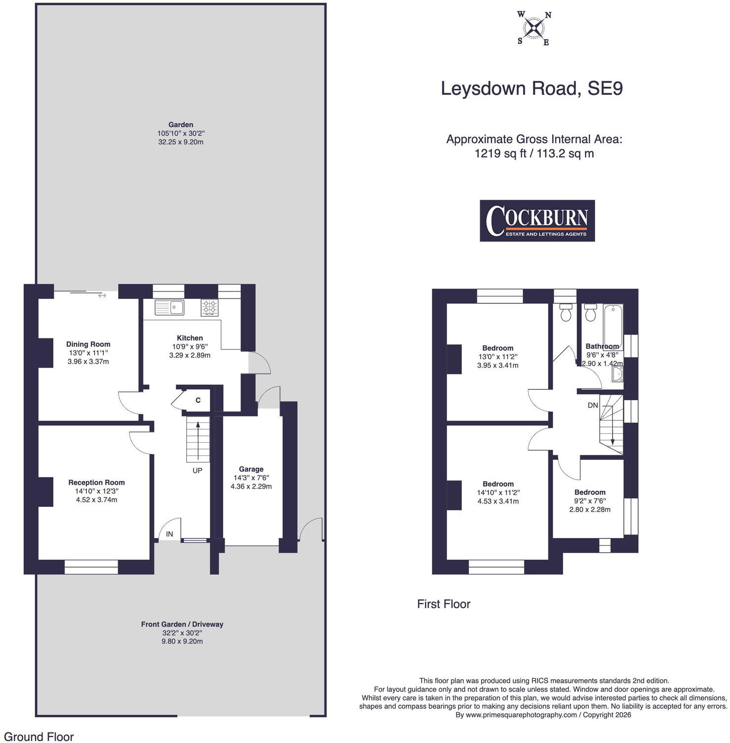 Leysdown Road, London, SE9 3LT floorplan