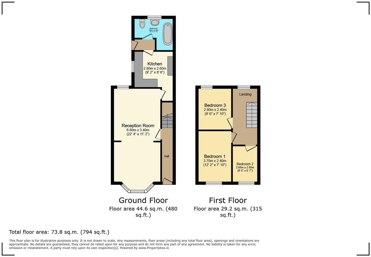 Bell Street, Barry floorplan