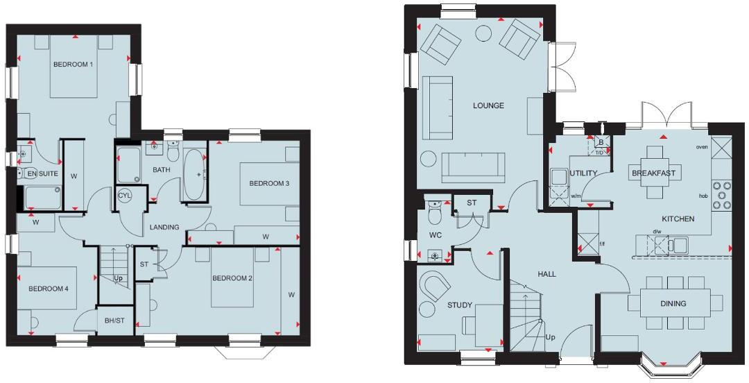 Bowlers Close, Banbury, OX16 floorplan