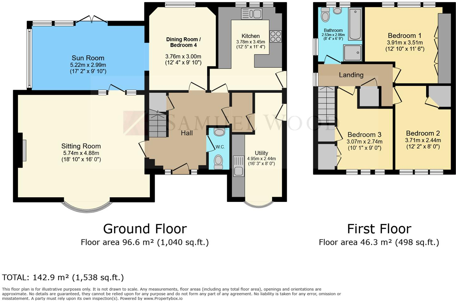 Back Lane, Bomere Heath, Shrewsbury floorplan
