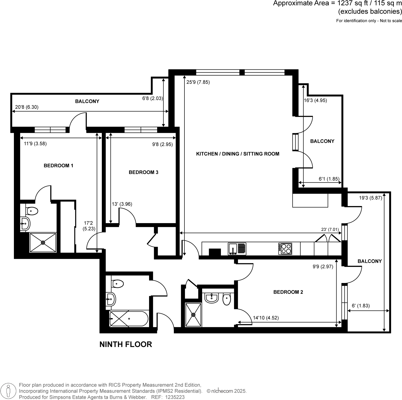 Flambard Way, Godalming, GU7 floorplan
