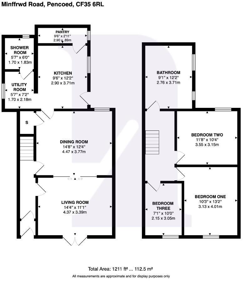 Minffrwd Road, Pencoed, Bridgend floorplan
