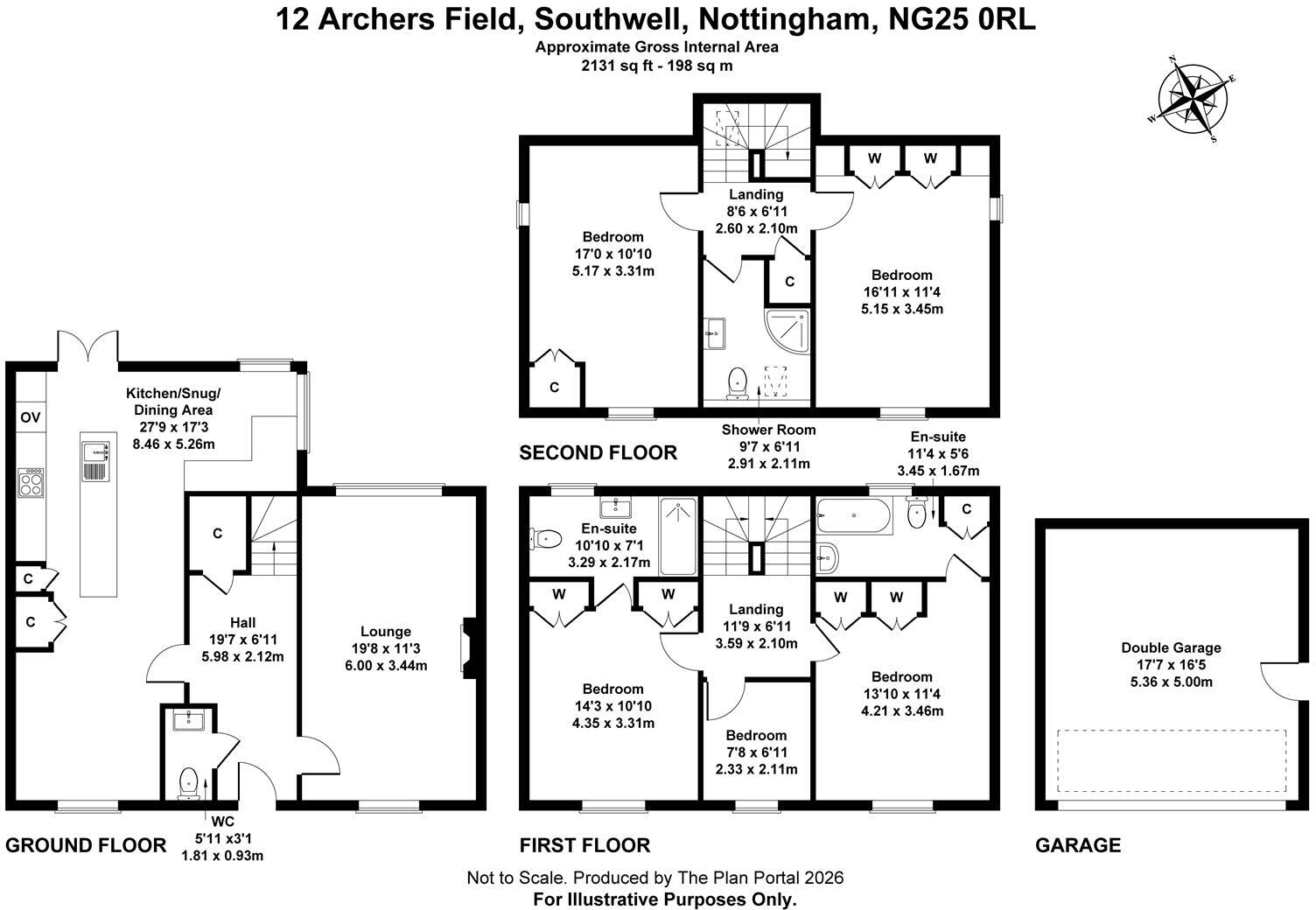 Archers Field, Southwell floorplan