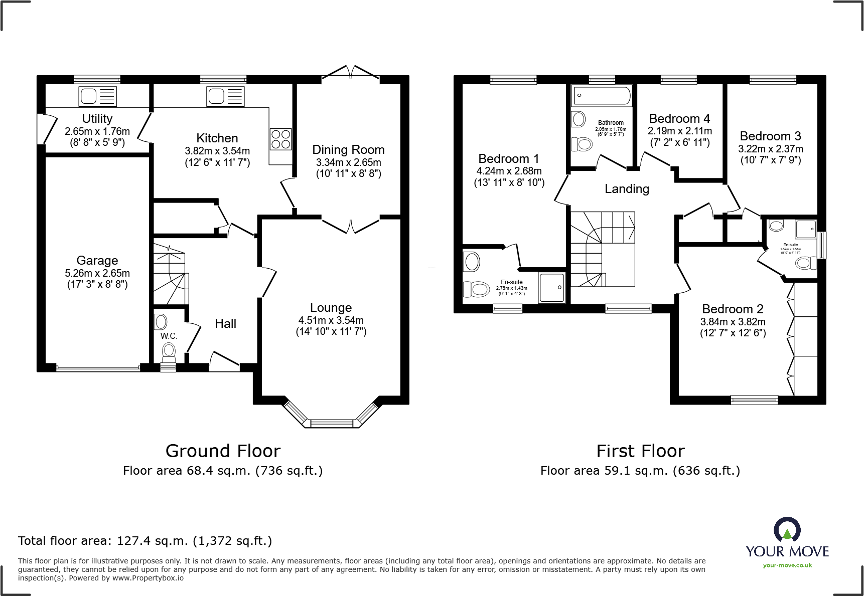 Hobart Close, Waddington, Lincoln, Lincolnshire, LN5 floorplan